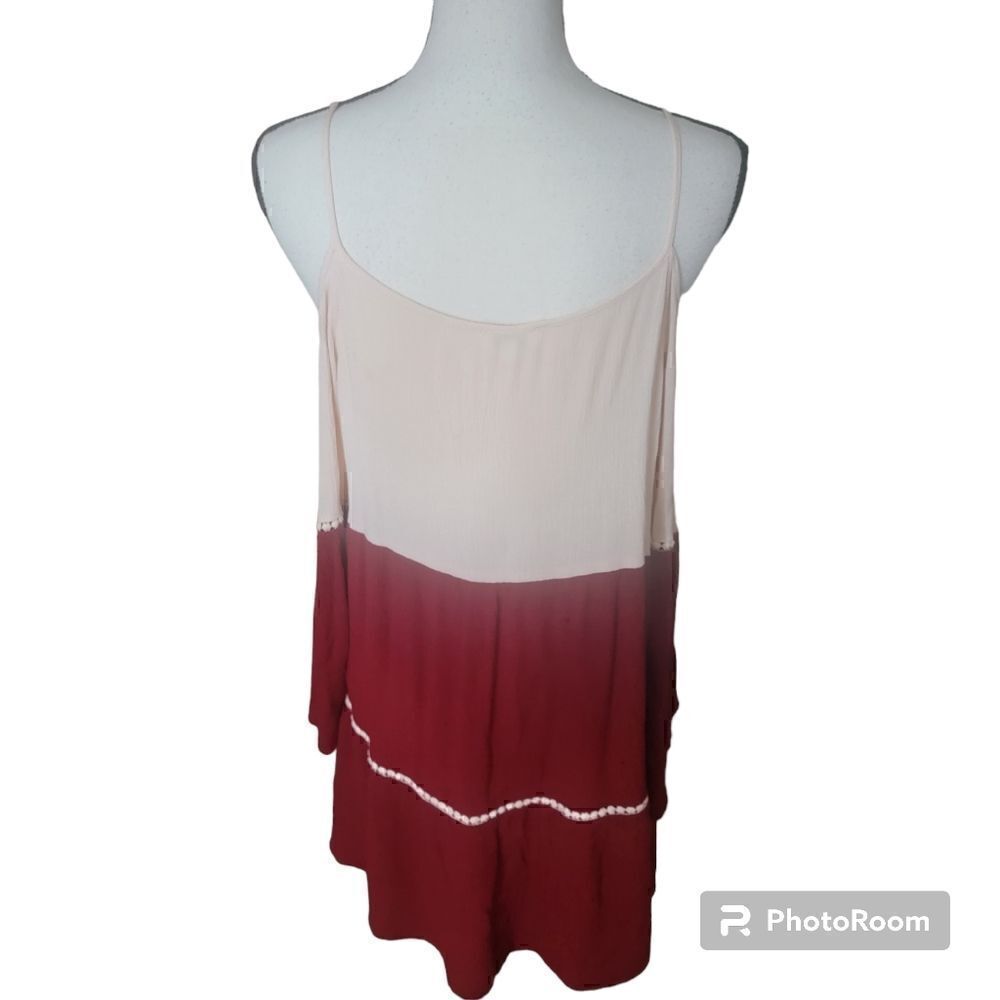 Umgee Color Block Boho Tunic with Bell Sleeves. Size L. - Picture 7 of 10